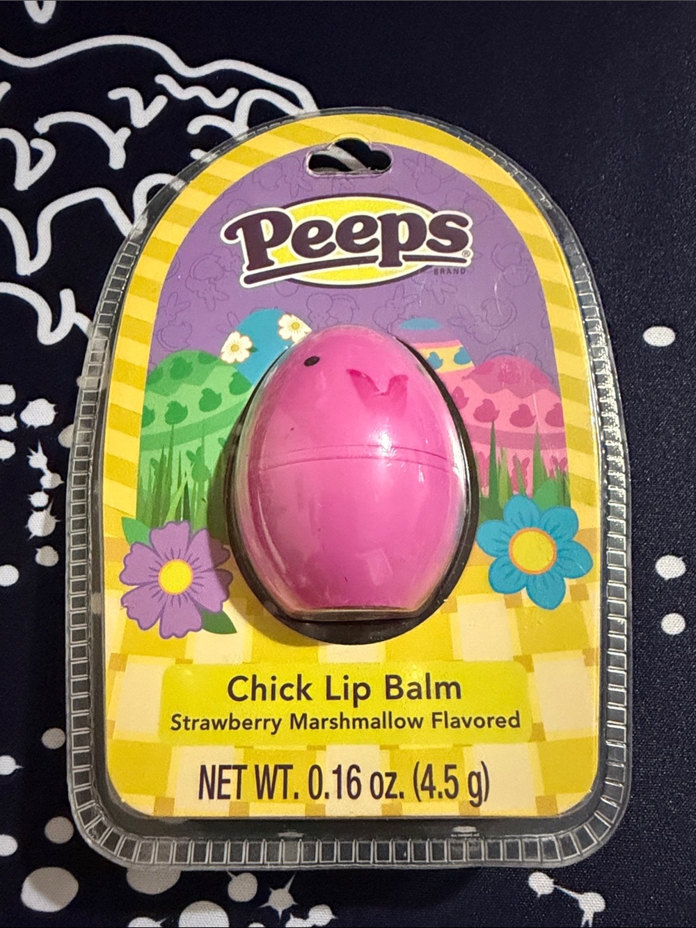 3/$15 🌸 Peeps Chick Lip Balm - Pink Strawberry Marshmallow